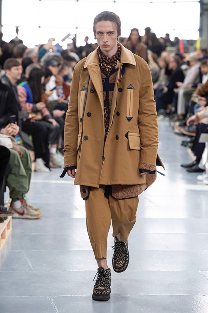 定価20万円越えsacai ライダース、マウンテンパーカ、ドッキングピーコート