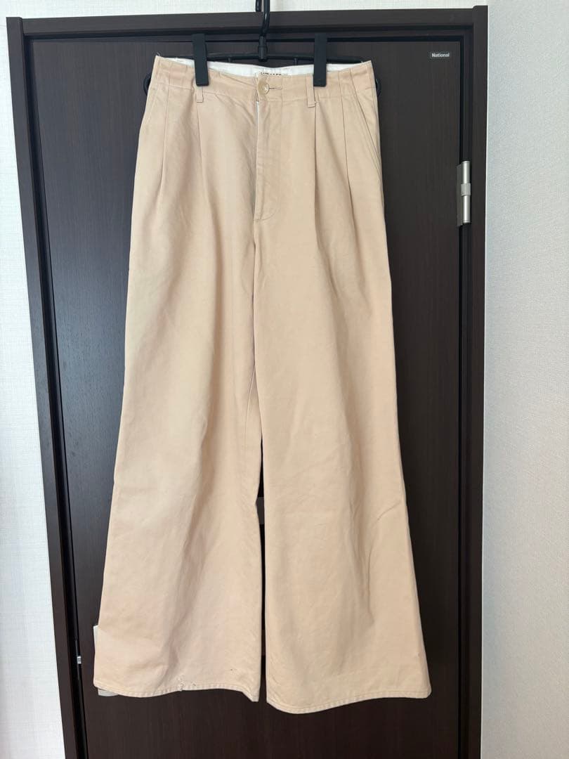 AURALEE 19AW フィンクスチノワイドパンツ