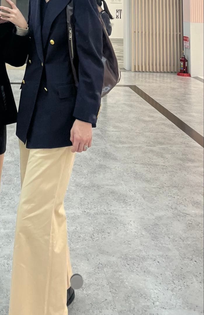 AURALEE 19AW フィンクスチノワイドパンツ