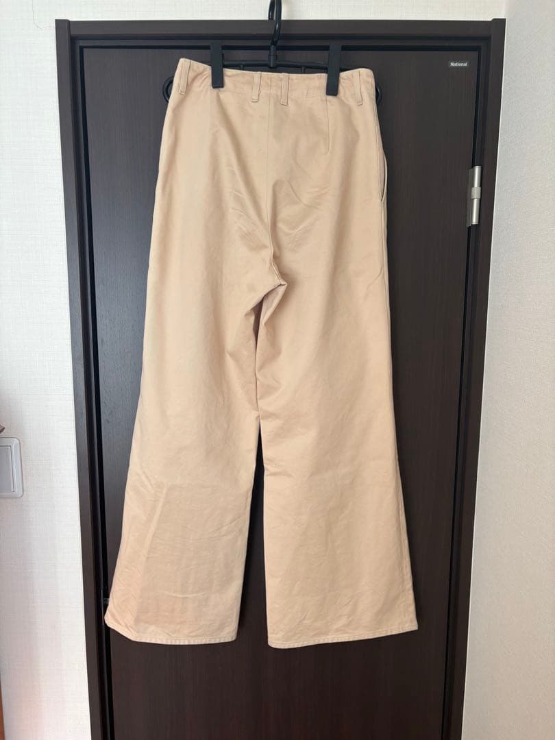 AURALEE 19AW フィンクスチノワイドパンツ