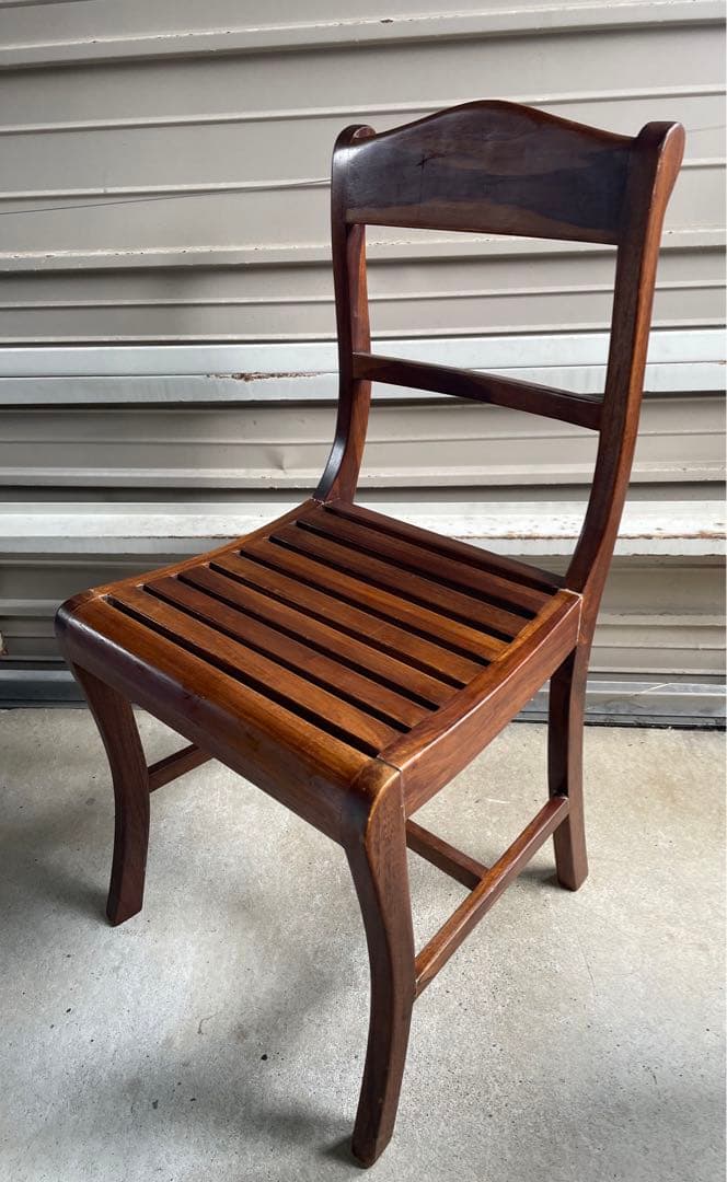 ビンテージ/インド/インド家具/無垢材/ダイニングチェア/チェア/椅子/猫脚