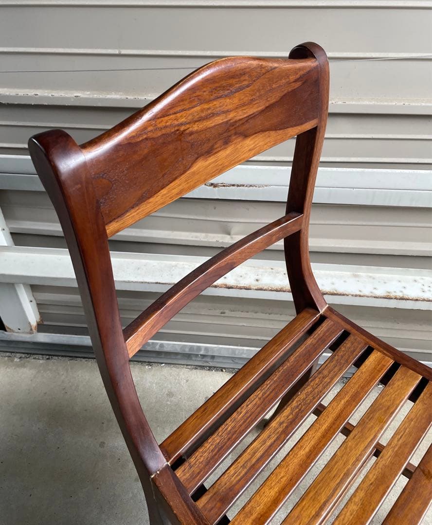 ビンテージ/インド/インド家具/無垢材/ダイニングチェア/チェア/椅子/猫脚