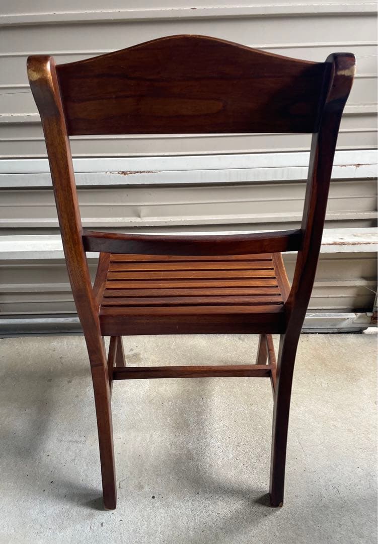 ビンテージ/インド/インド家具/無垢材/ダイニングチェア/チェア/椅子/猫脚