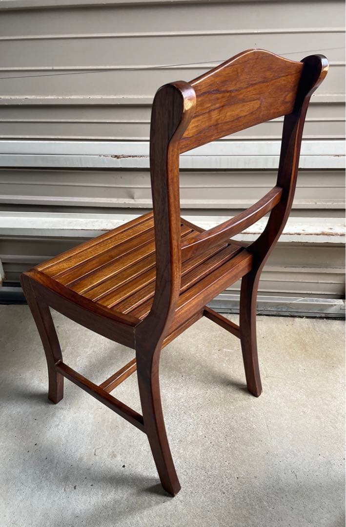 ビンテージ/インド/インド家具/無垢材/ダイニングチェア/チェア/椅子/猫脚