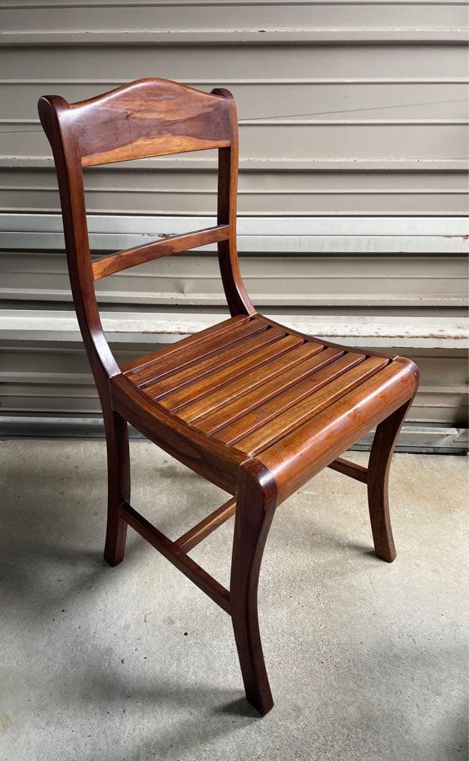 ビンテージ/インド/インド家具/無垢材/ダイニングチェア/チェア/椅子/猫脚