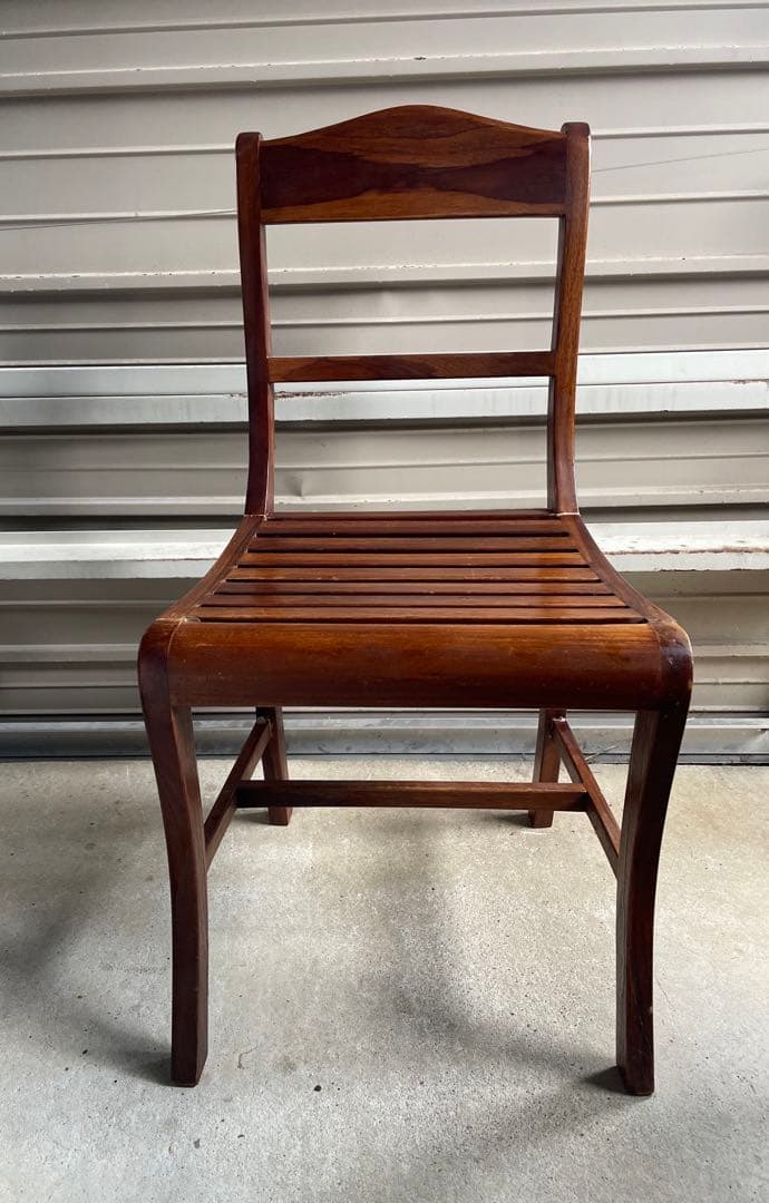 ビンテージ/インド/インド家具/無垢材/ダイニングチェア/チェア/椅子/猫脚