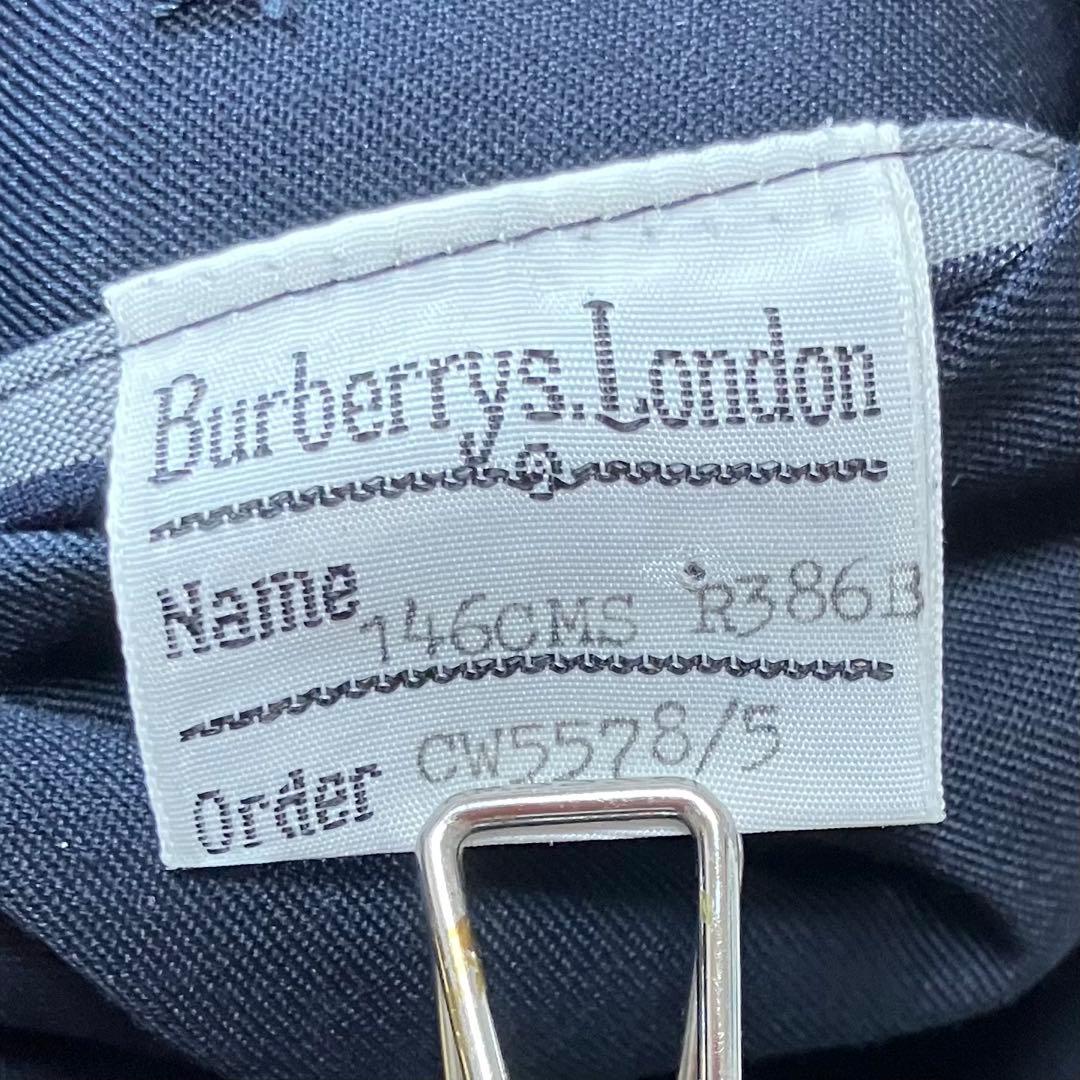 [未使用級]バーバリー トレンチコート 英国製　裏ノバチェック ベルト　ネイビー