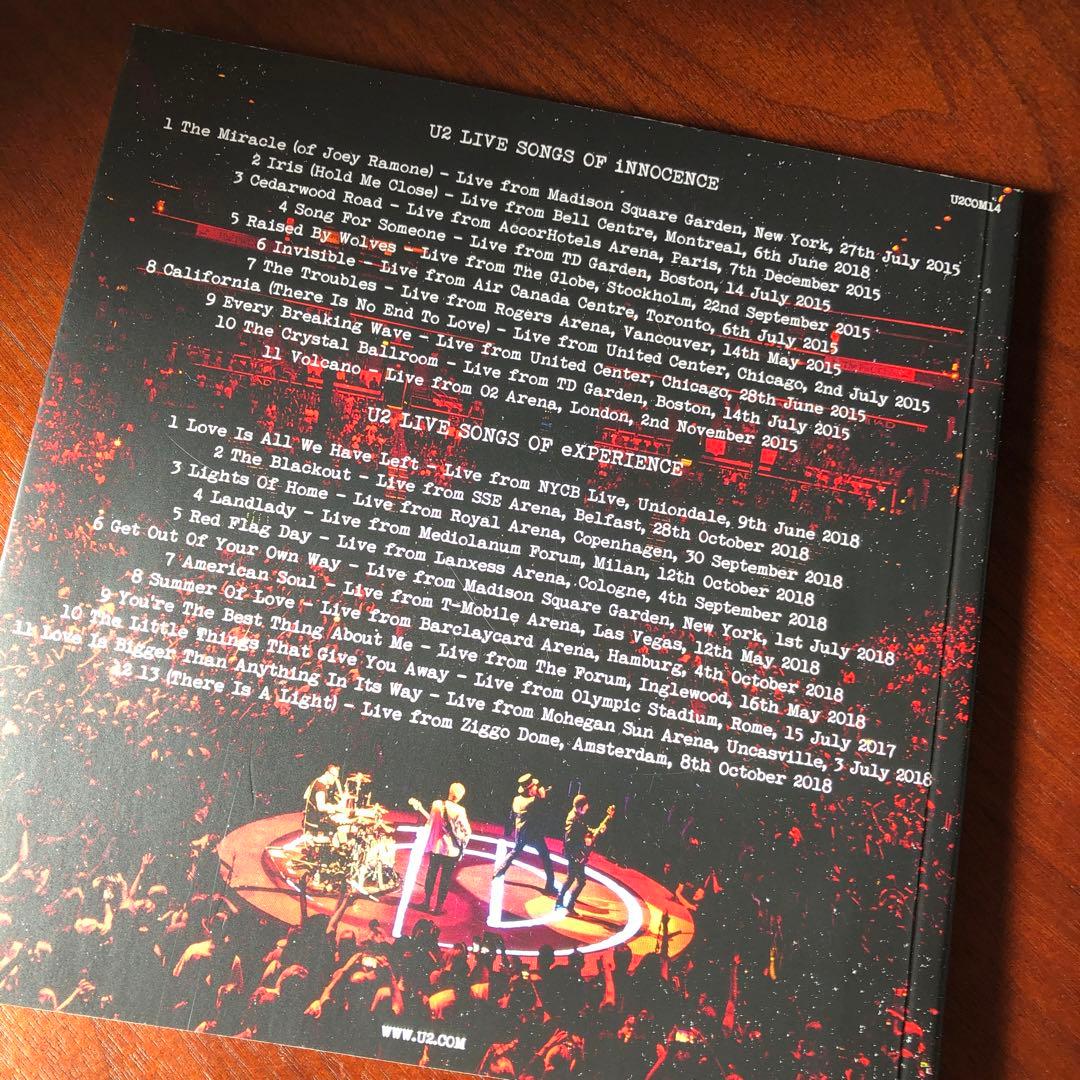 ☆非売品ファンクラブ限定☆U2 Live Songs of Innocence
