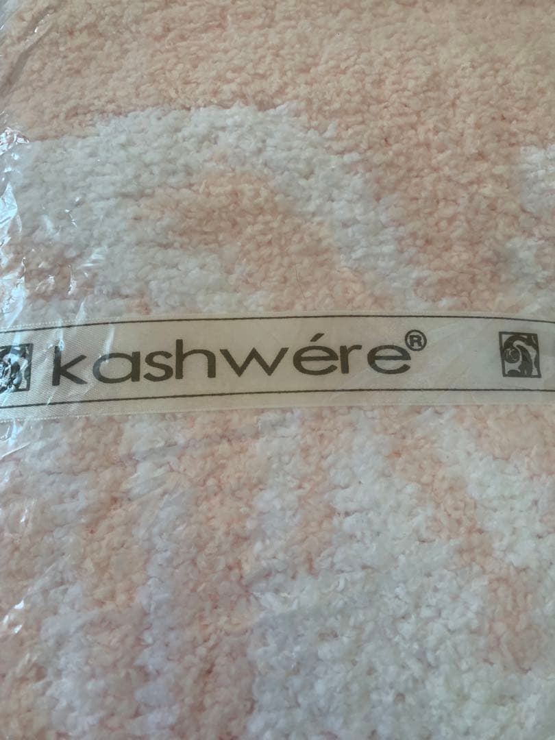 kashwére ピンク フリースブランケット
