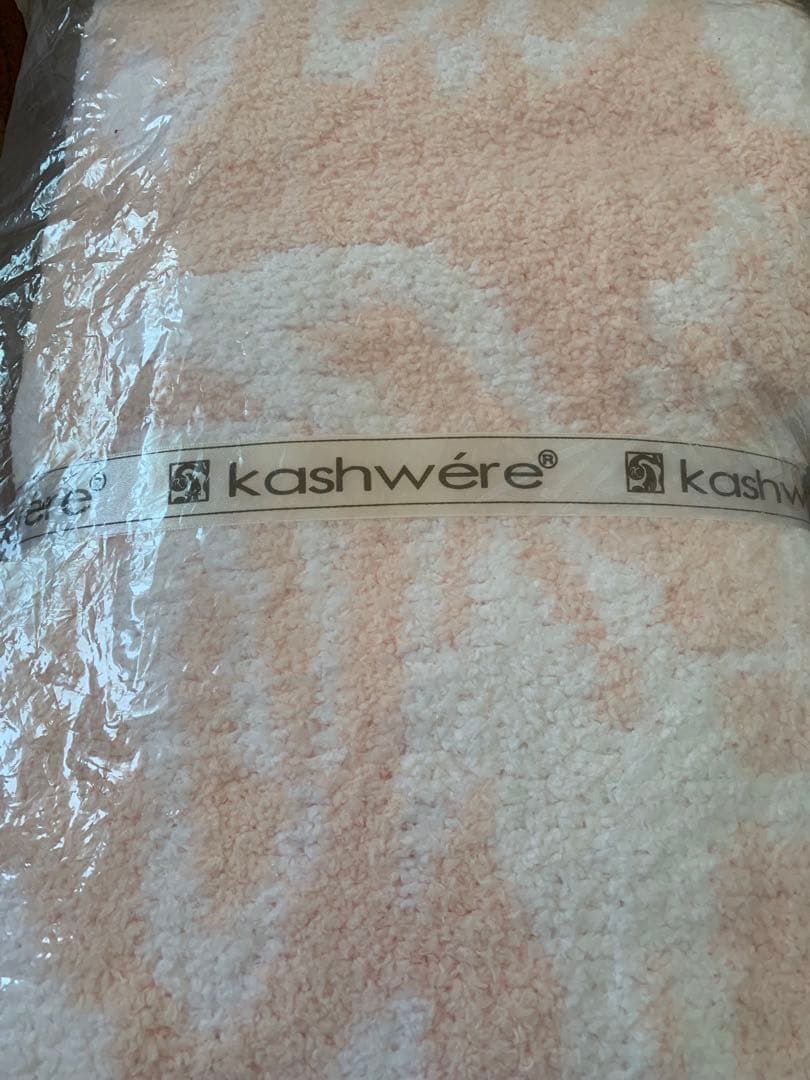 kashwére ピンク フリースブランケット
