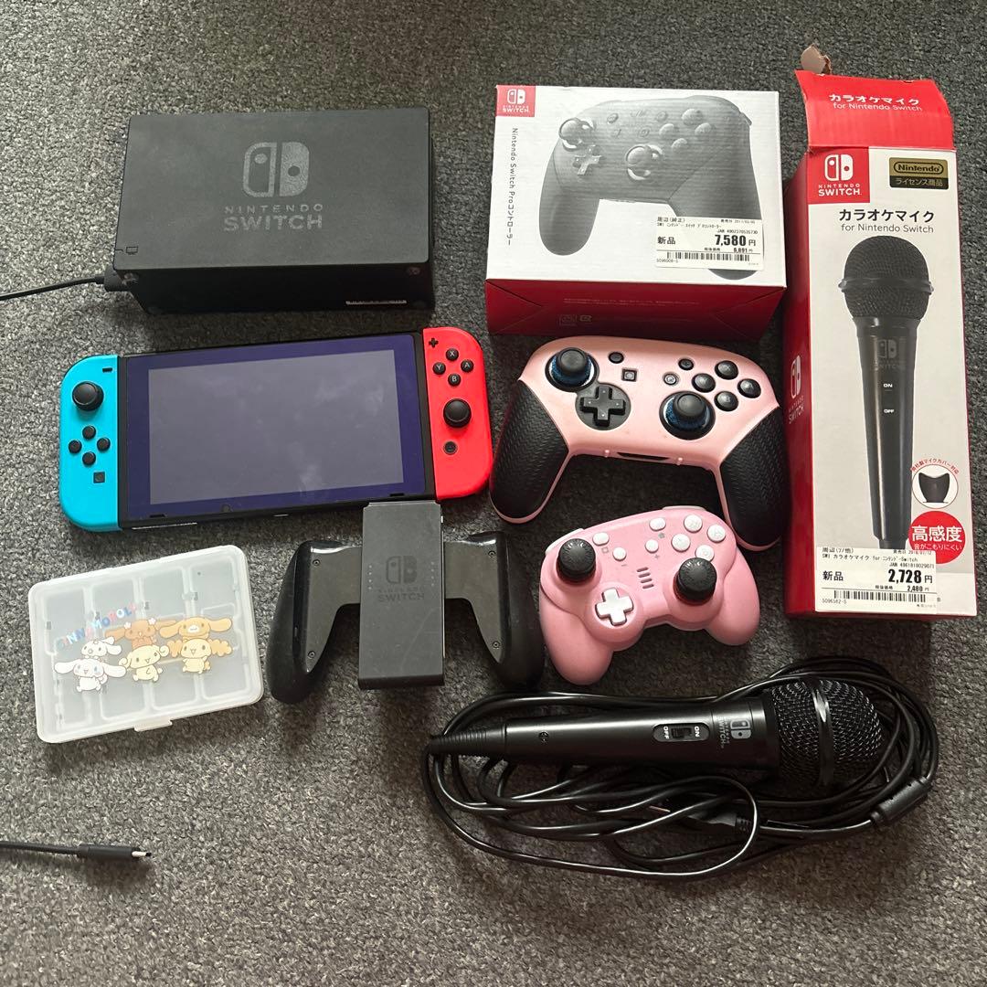 【お値下大歓迎！】Nintendo Switch マイク プロコン ピンク