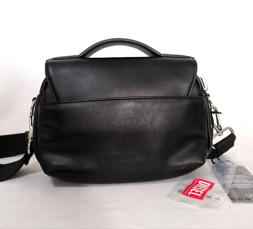未使用✨　ディーゼル　ショルダーバッグ ロゴチャーム 2WAY　ブラック