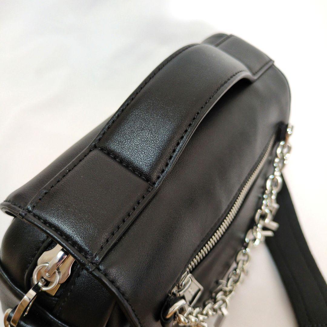 未使用✨　ディーゼル　ショルダーバッグ ロゴチャーム 2WAY　ブラック