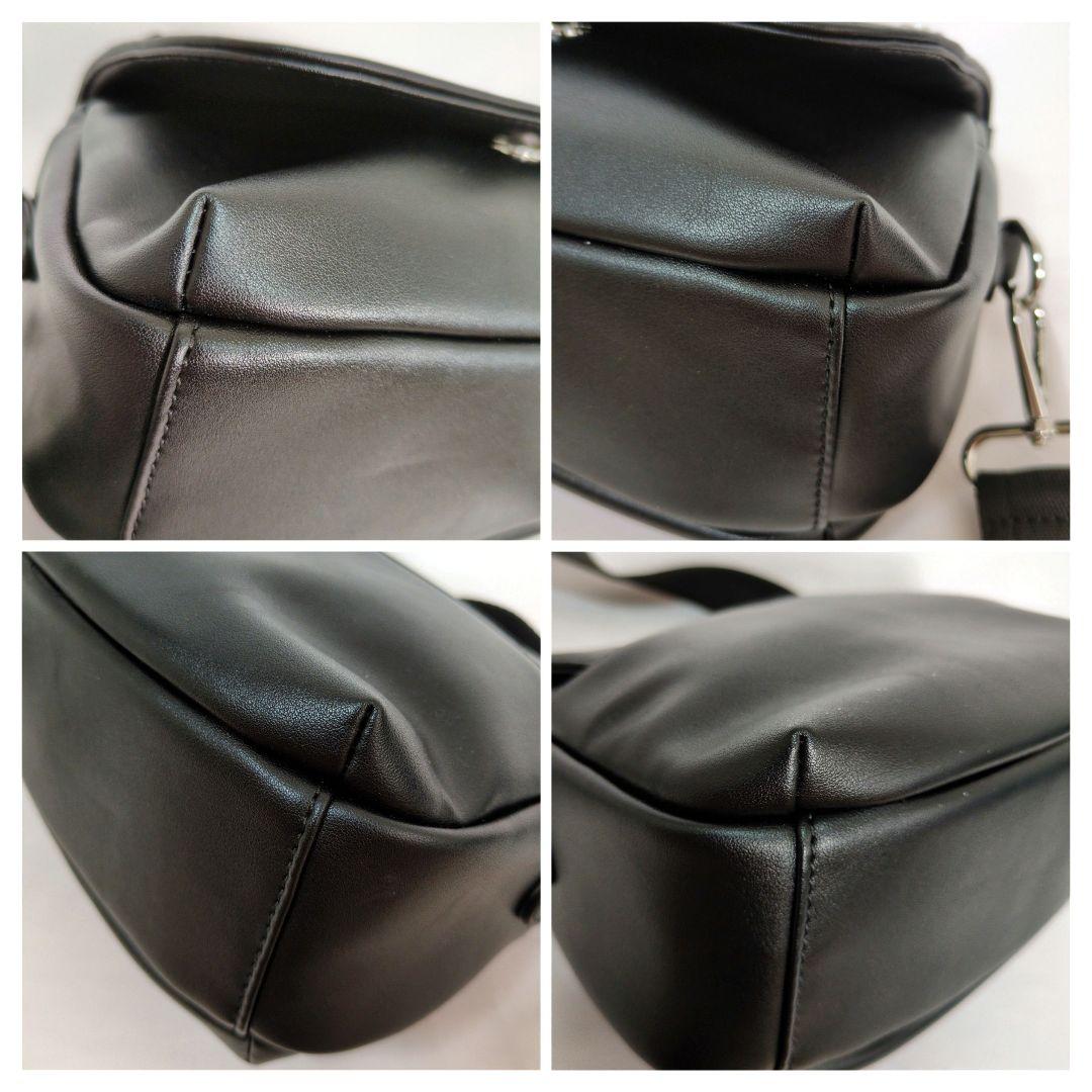 未使用✨　ディーゼル　ショルダーバッグ ロゴチャーム 2WAY　ブラック