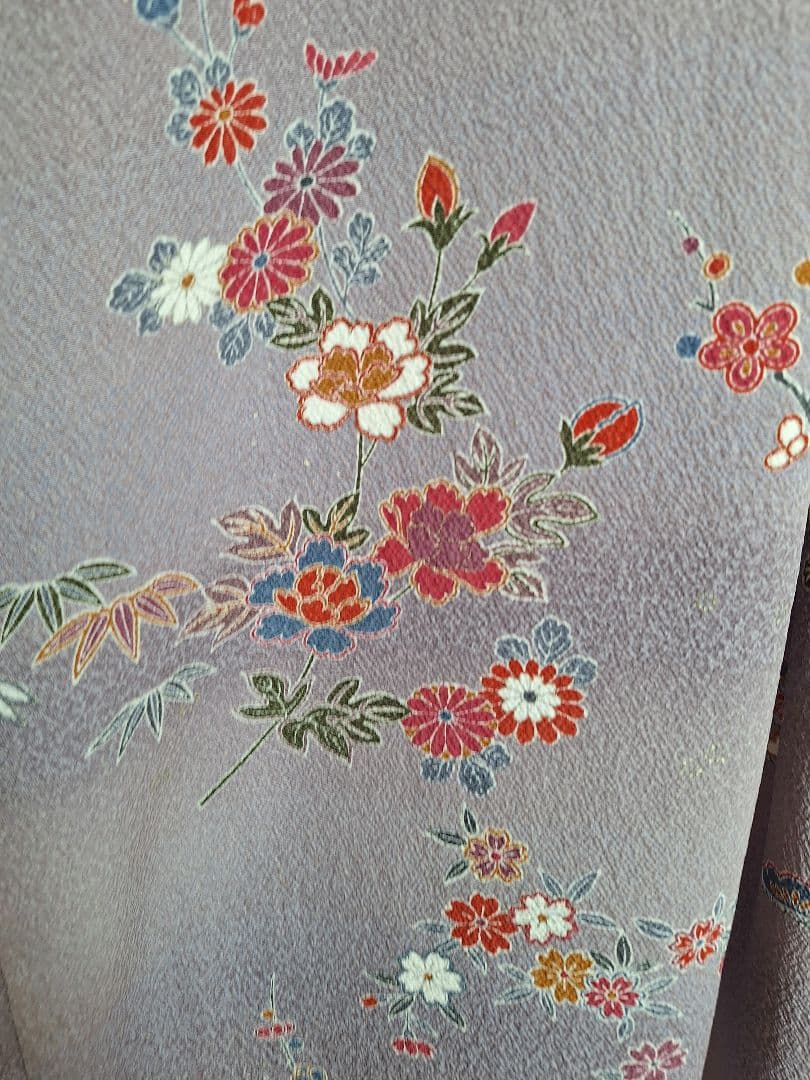 着物リメイクワンピース3632