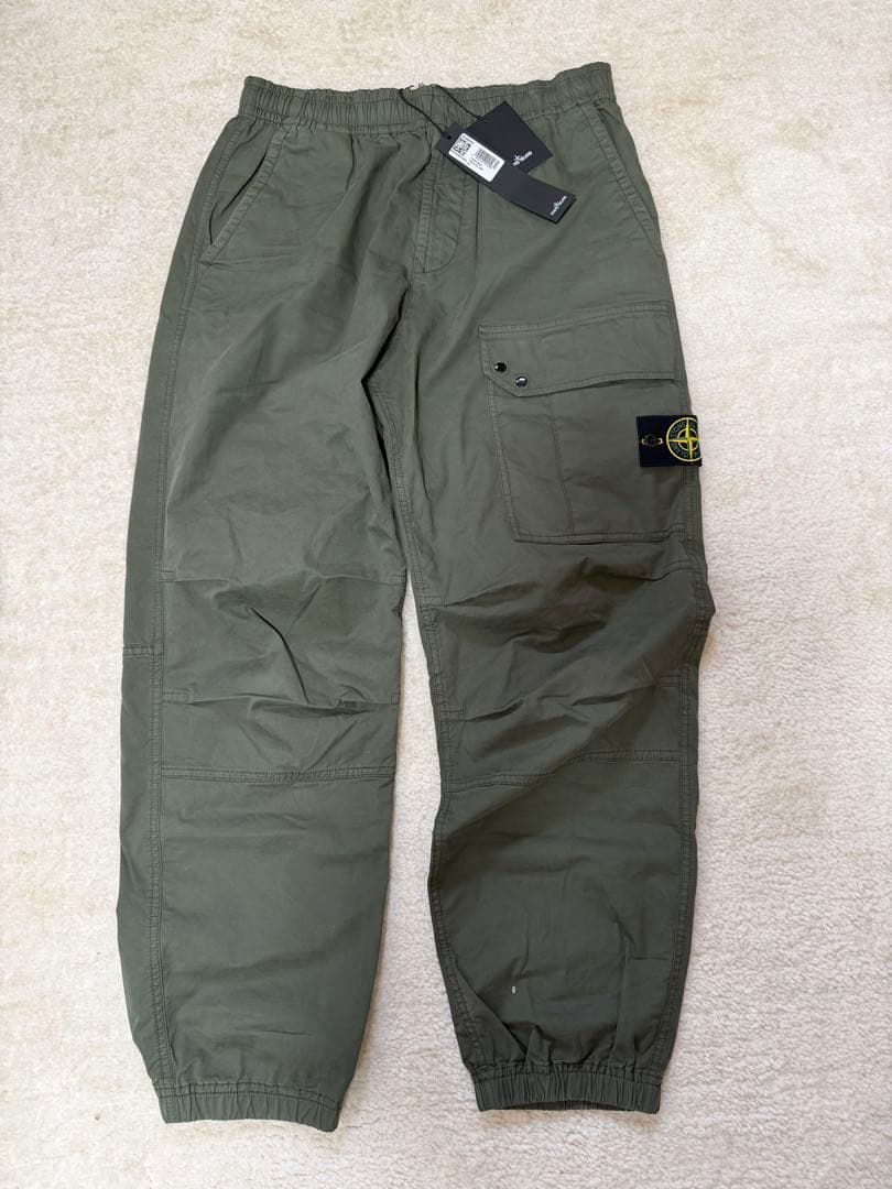 STONE  カーゴパンツ オリーブグリーン 新品タグ付き