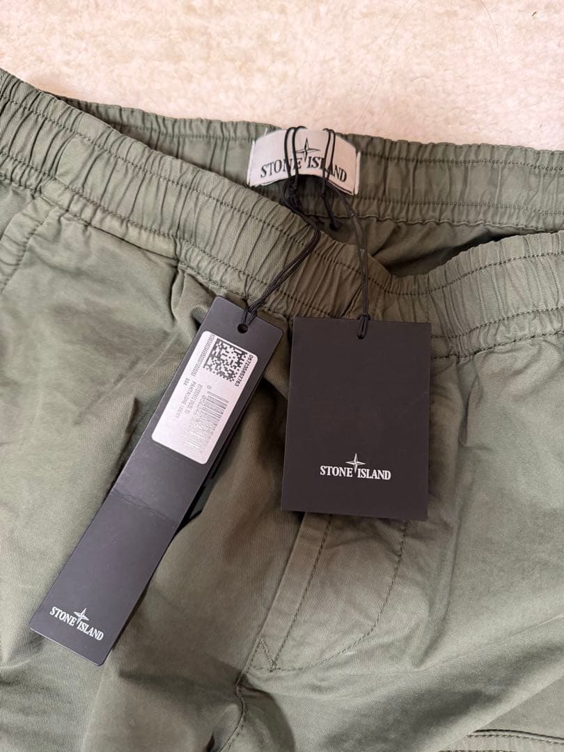 STONE  カーゴパンツ オリーブグリーン 新品タグ付き