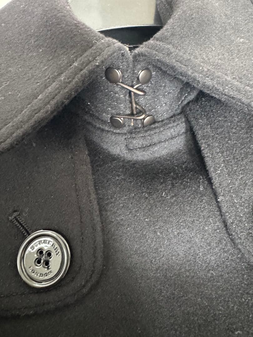 BurberryブラックウールコートXS〜Sサイズ　外での着用は無し