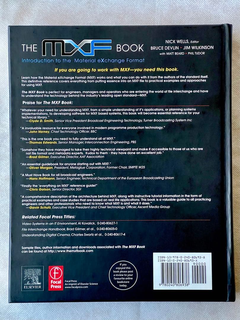 THE MXF BOOK （英語）