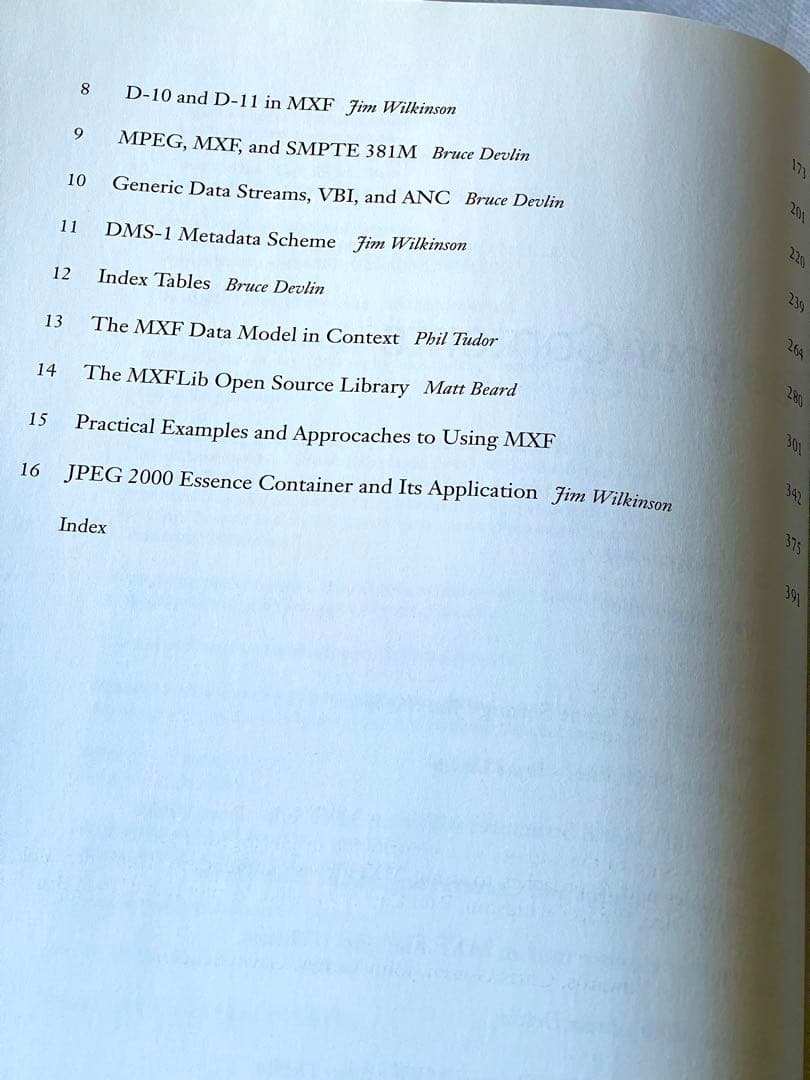 THE MXF BOOK （英語）