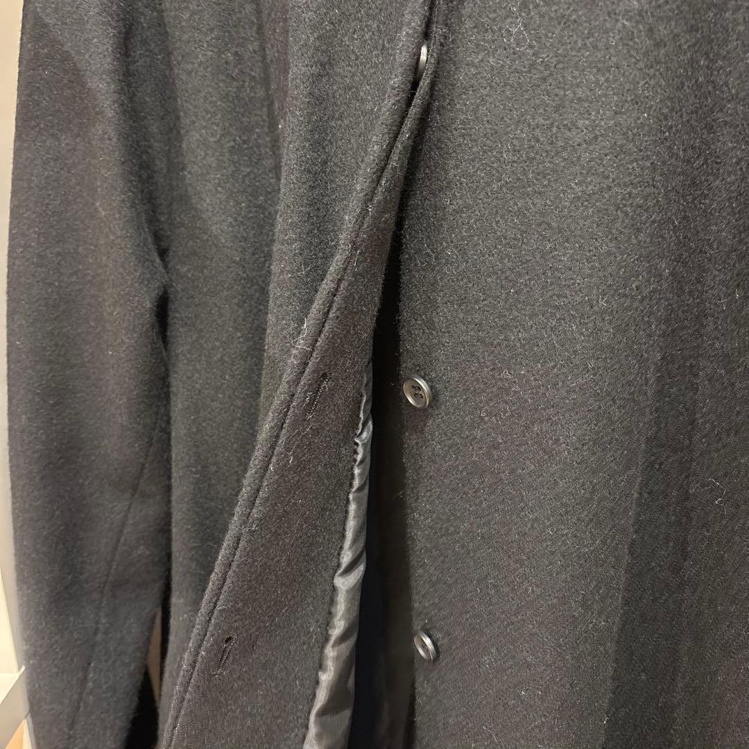 【本日限定価格】定価4万 ミズイロインド ステンカラーフレアコート ブラック F