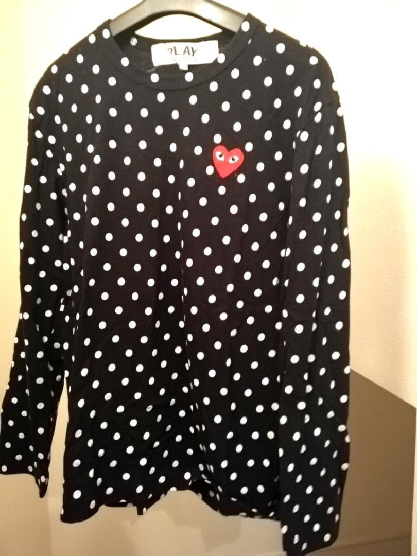 ⠀*様 コムデギャルソン　プレイ　Tシャツ（長袖）　Mサイズ