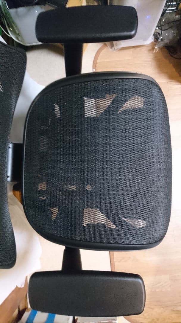 ニトリ リクライニングワークチェア フォリスト BK