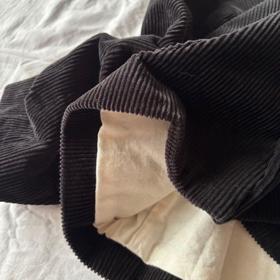 アピースオブライブラリー　コーデュロイ　ジャケット　ノーカラー