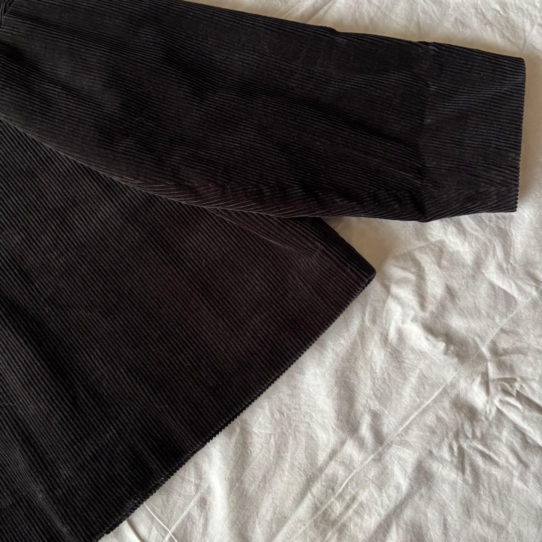 アピースオブライブラリー　コーデュロイ　ジャケット　ノーカラー