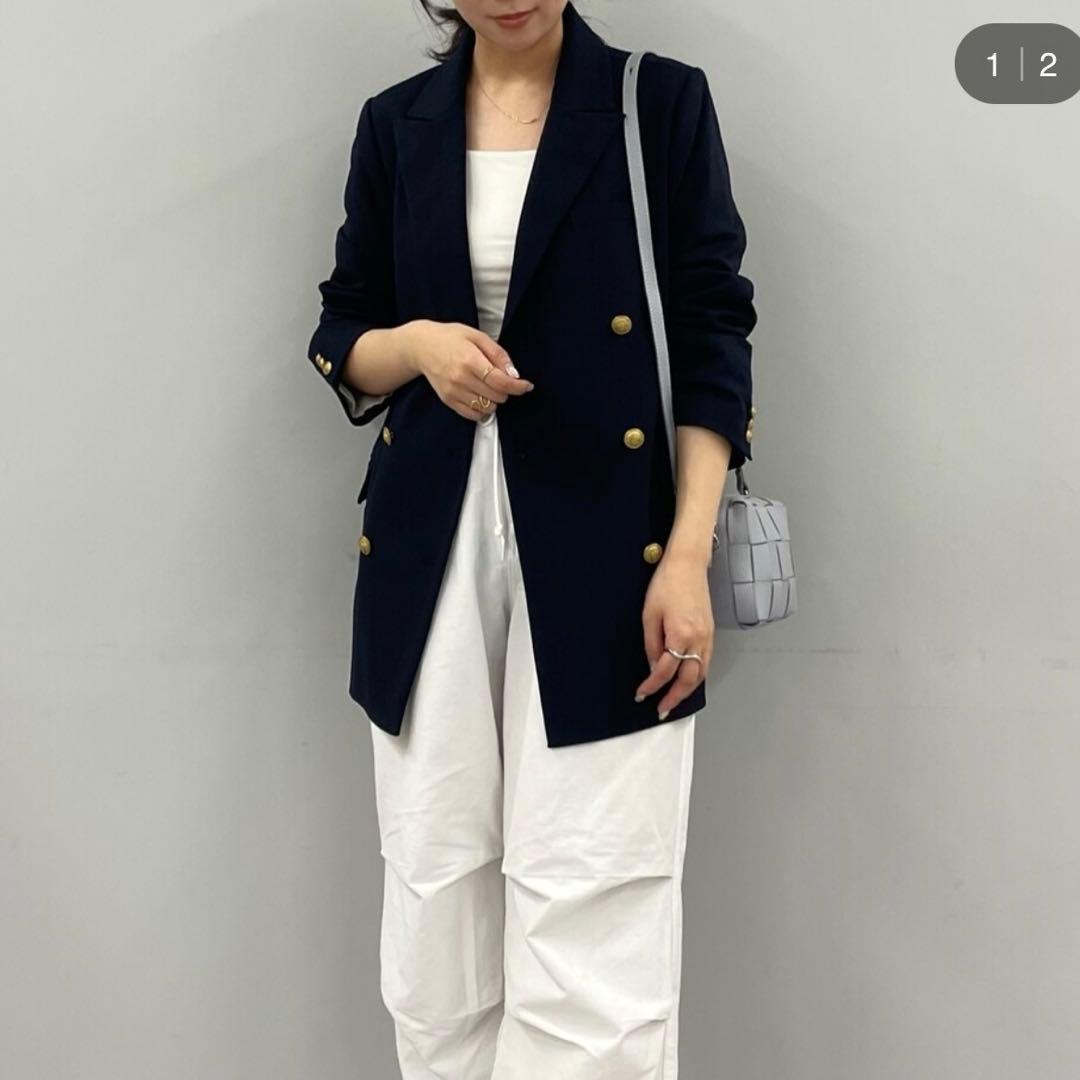 ミラオーウェン　Mila Owen ベージュ テーラードジャケット　ブレザー