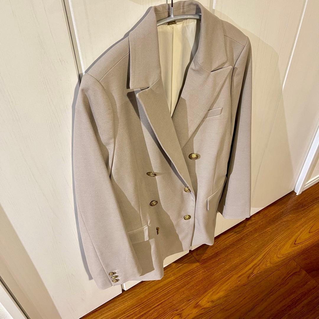 ミラオーウェン　Mila Owen ベージュ テーラードジャケット　ブレザー