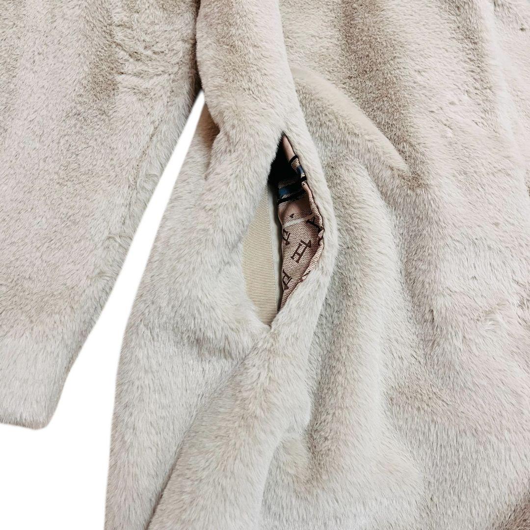 HERNO 24AW SOFT FAUX FUR COAT エコファーコート