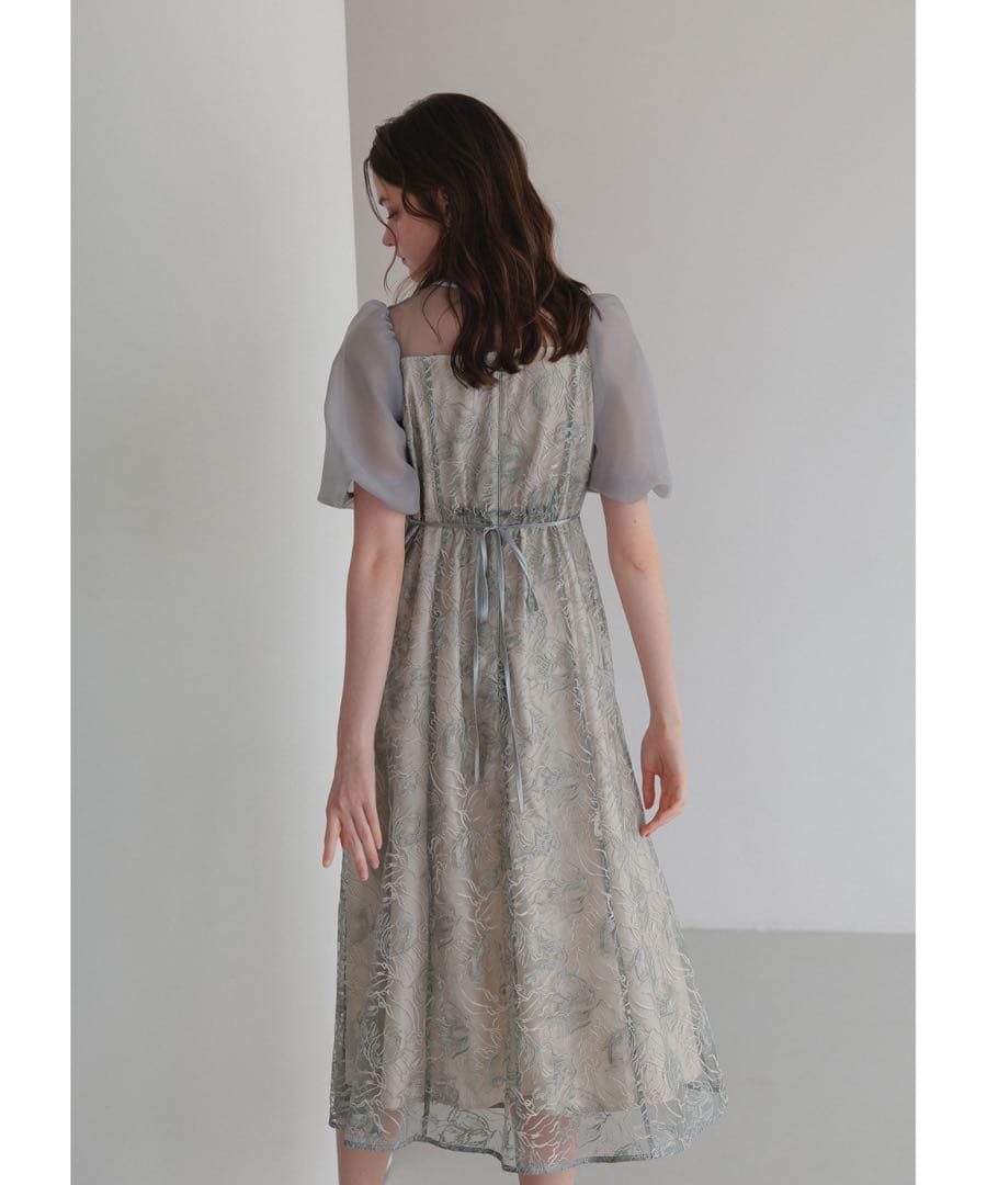 ★新品★ドリードール　ニュアンスフラワーレースドレス