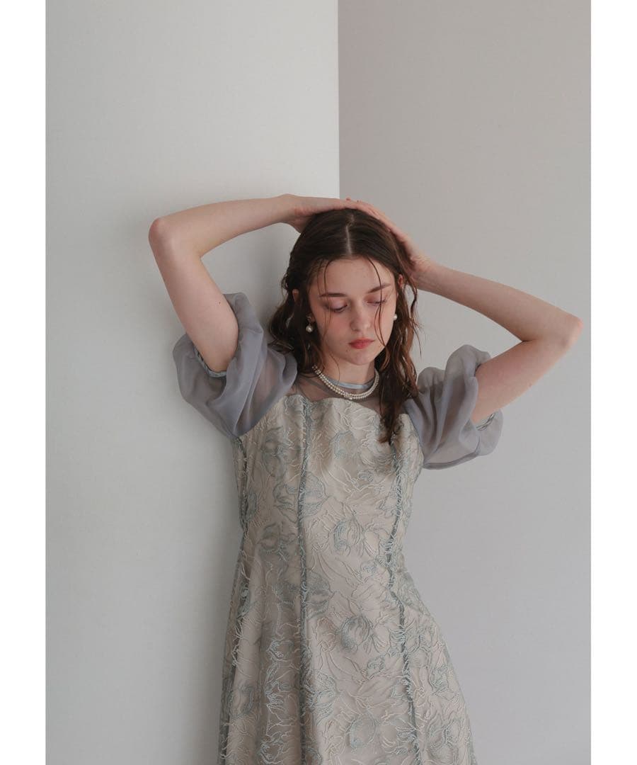 ★新品★ドリードール　ニュアンスフラワーレースドレス