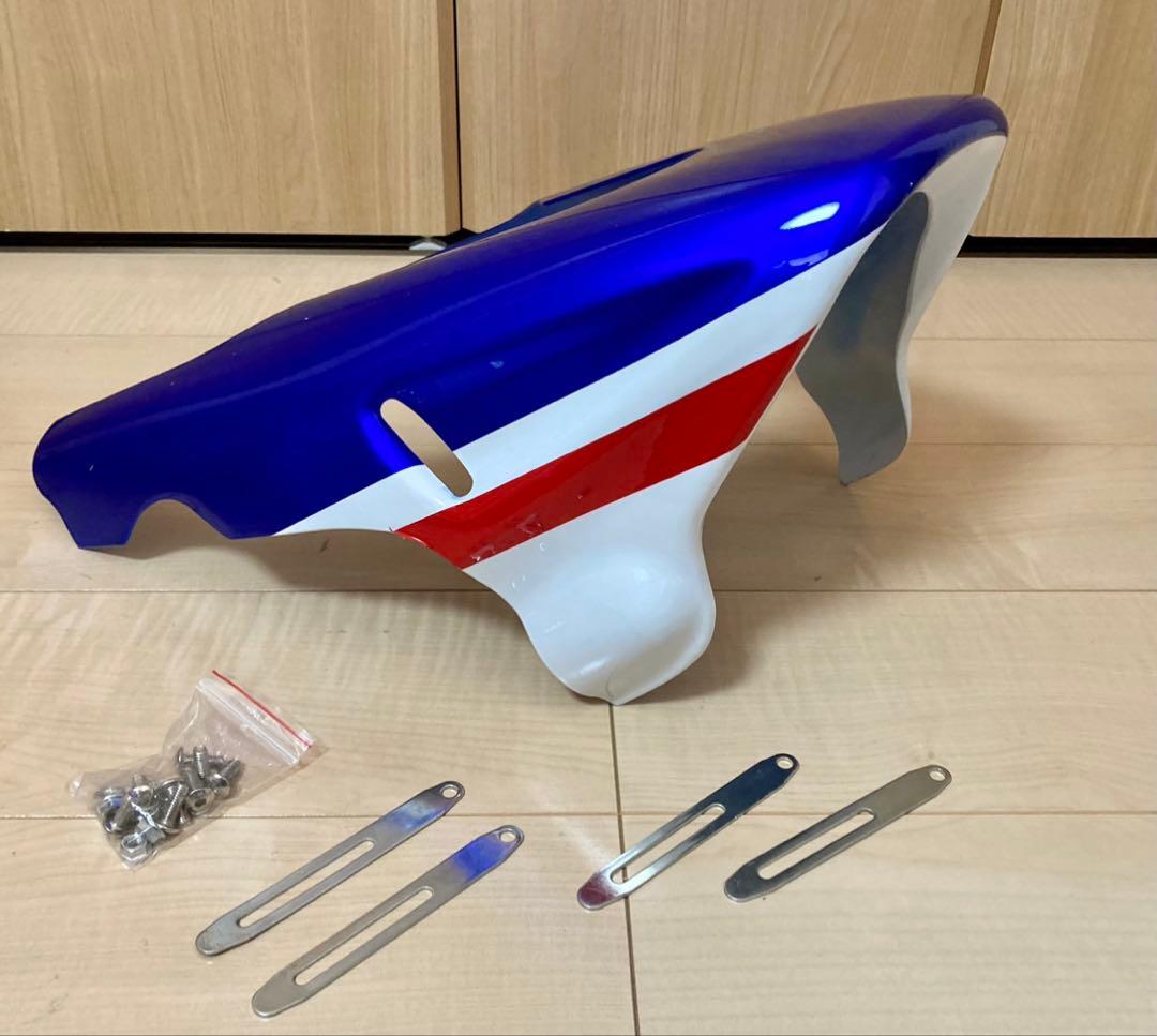 新品 アンダーカウル CB400SF CBX400 ジェイド青白トリコロール