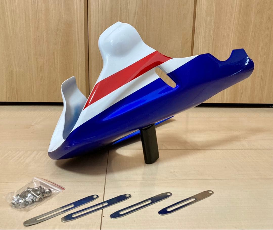 新品 アンダーカウル CB400SF CBX400 ジェイド青白トリコロール