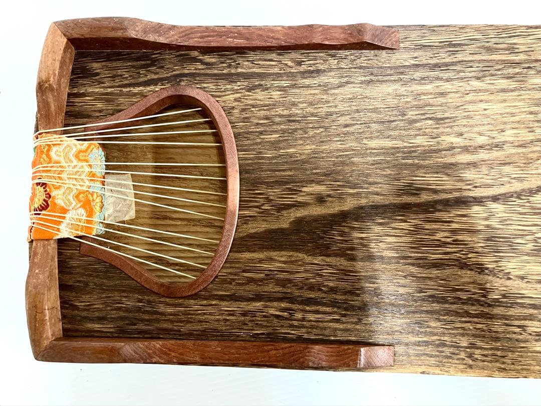 ◆和琴◆13弦琴 蒔絵あり183cm 琴柱／丸袋／琴カバー付き【引き取り大歓迎】