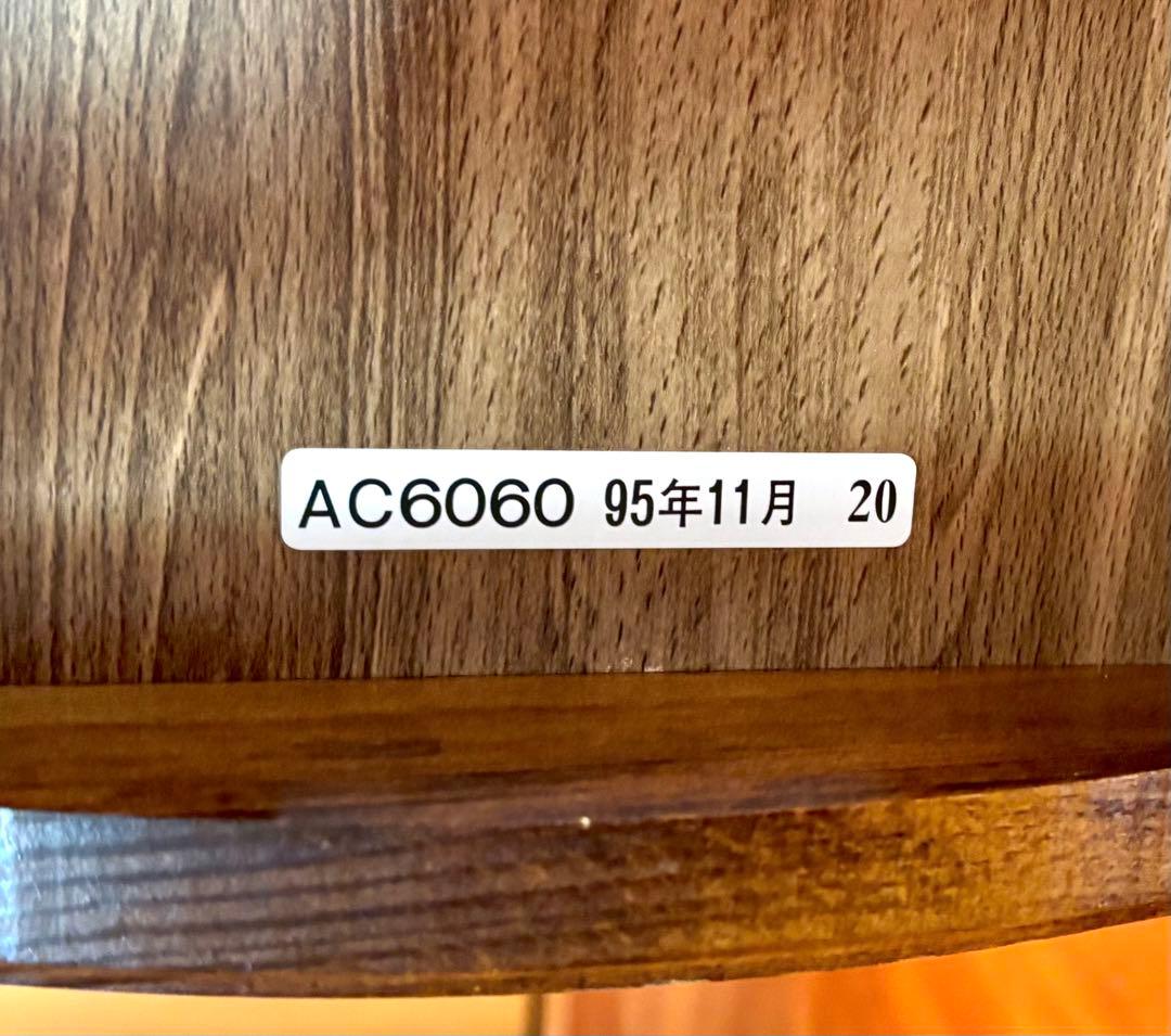 カリモク キッチンワゴン 2段 キャスター/持ち手 1995年