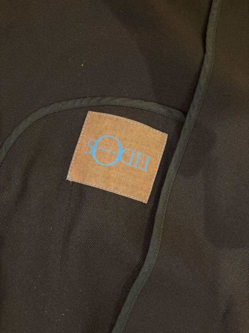 年末限定特価）EIDOS イタリア製ダークネイビー チェスターコート