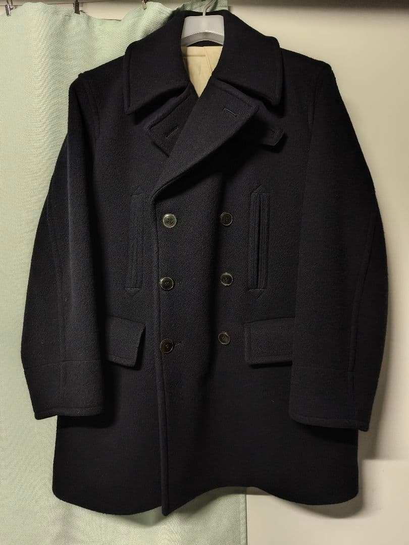 YLEVE イレーヴ WOOL MOSSER PEA COAT Pコート