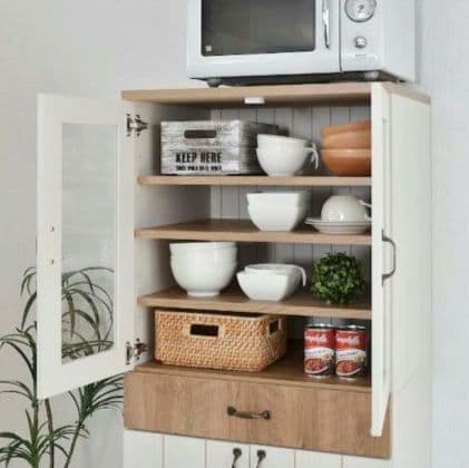 NITORI【新品】フレンチカントリー調キャビネット ホワイト