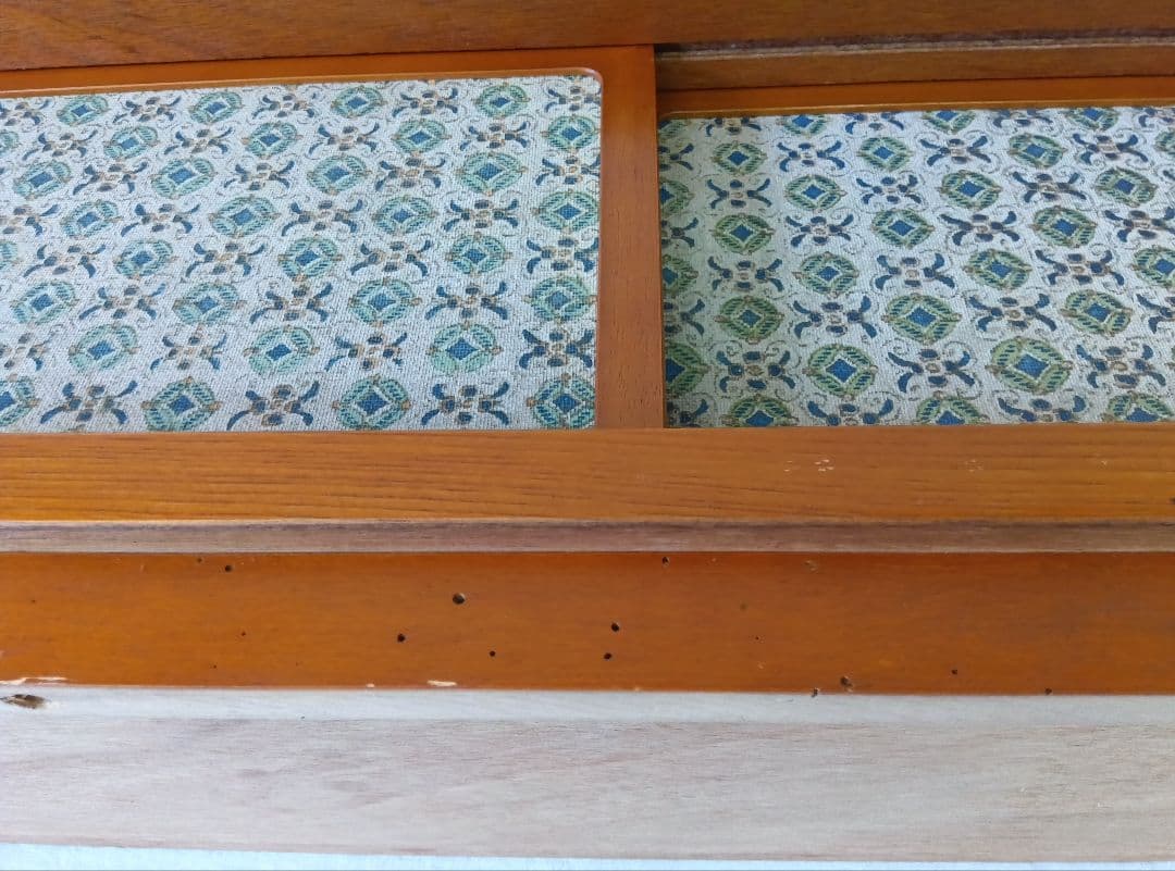 アケボノ　ビンテージ木製家具　ローボード 飾り棚 茶棚　置床　テレビ台　レトロ