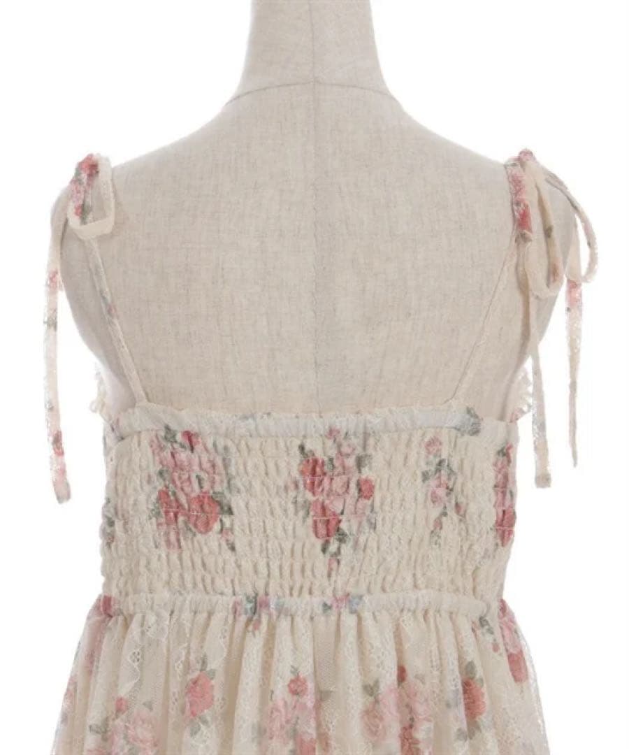 新品タグ付き★アクシーズファムブーケレースキャミチュニックワンピース懐古シリーズ