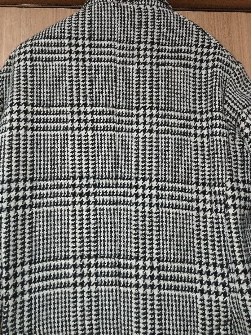 着用1回 La favolaライトツィードグレンチェック2Bジャケットsize1