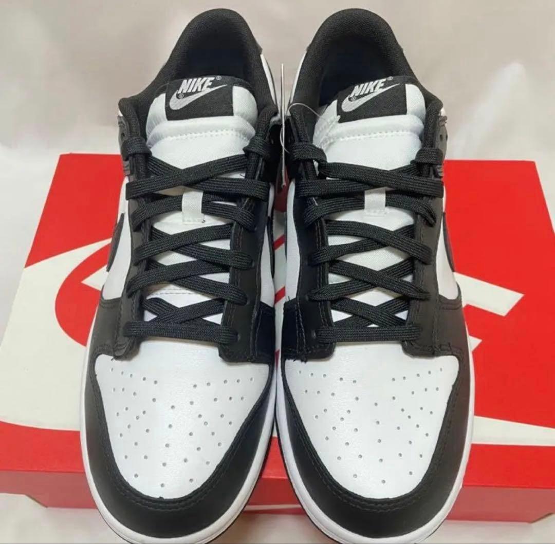 限定一足 GS23.5ナイキダンクローレトロブラック＆ホワイト(パンダダンク