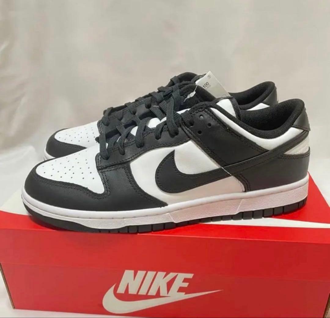 限定一足 GS23.5ナイキダンクローレトロブラック＆ホワイト(パンダダンク
