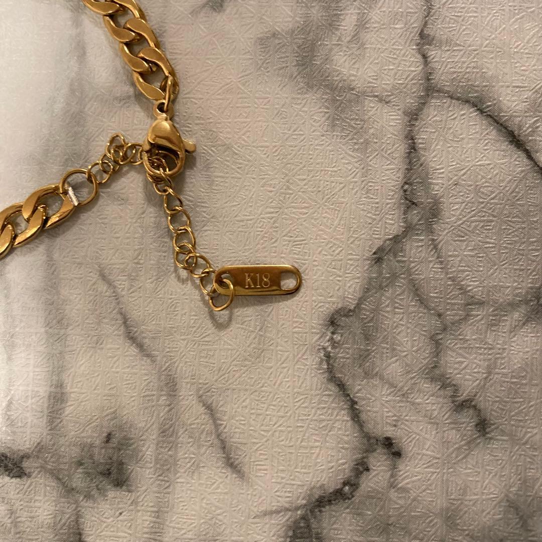 遺品整理　K18刻印　ネックレス　45cm