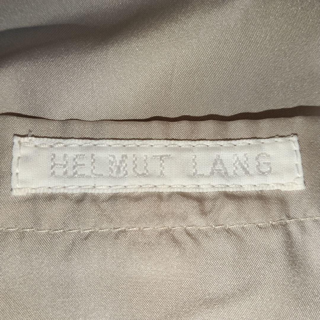 HELMUT LANG イタリア製 ベージュ ステンカラーコート レディース М