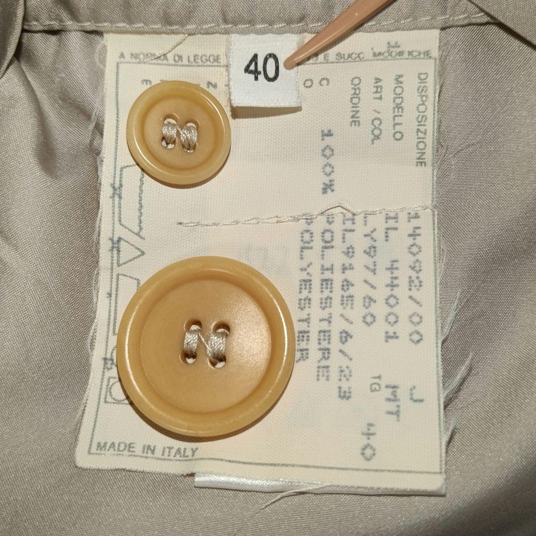 HELMUT LANG イタリア製 ベージュ ステンカラーコート レディース М