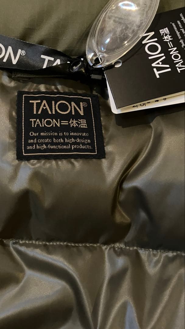 【試着のみ】 TAION 別注 ダウン モンスターベスト